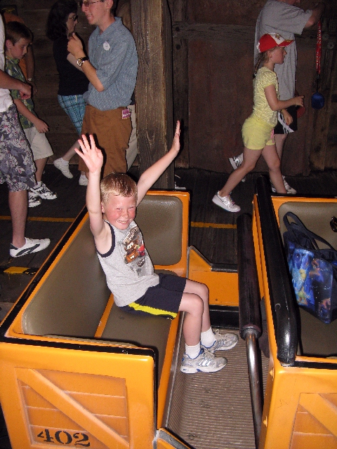 Adam on Big Thunder Mountain Railroad