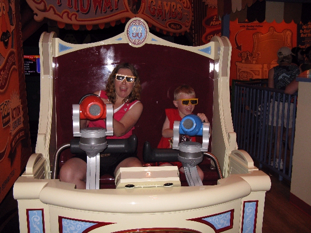 Riding Toy Story Mania