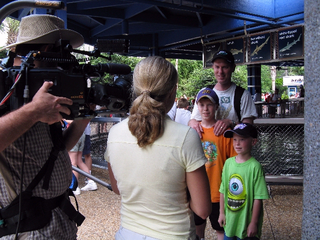 Interviewed for Extreme SeaWorld