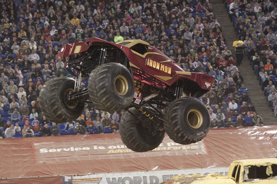 Monster Jam Freestyle Orlando FL 2008, Monster Jam Orlando 2008 Freestyle, By MonsterTruckinatorTV