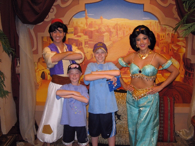 Aladdin and Princess Jasmine